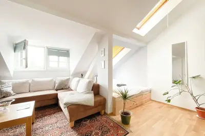 Image de Beautiful apartment with a view over the city forest