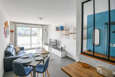 Image de Bail mobilité - Grand appart 2 ch avec terrasse