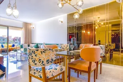 Image de 3-bedroom apartment in charming Marrakech with Ac, WiFi. Enjoy your stay