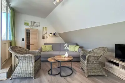 Image de Vacation apartment 52 with partial sea view, Residence Meeresbrandung Duhnen