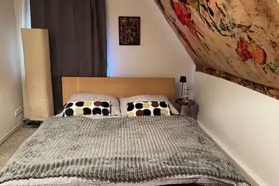 Image de Large ecological vacation apartment in old attic building with beautiful garden 3-6 persons