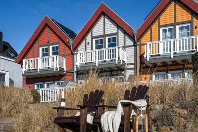 Image de Dog-friendly vacation home \"Dockside\" with water view in the Baltic Sea resort of Olpenitz