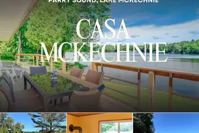 Image de Muskoka Waterfront Cottage-Starlink-Sandy Beach