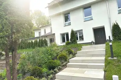 Image de 103 m2 spacious family-friendly vacation apartment with infrared sauna in Erfurt