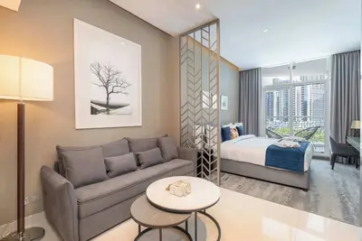 Image de Free housekeeping visits during your stay - StayShort - Elegant Studio Retreat at Damac Maison Prive Sleeps 4