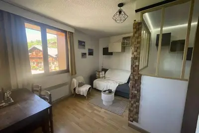 Appartement cosy avec départ ski aux pieds