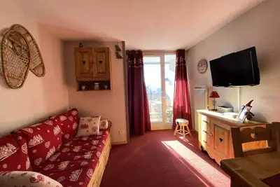 Appartement montagnard avec vue sublime, 6 pers. , proche des pistes