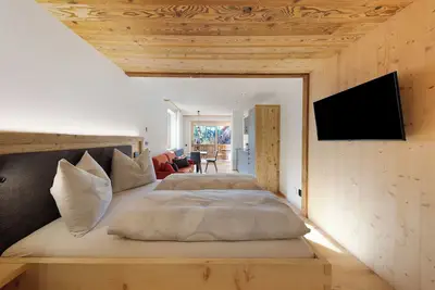 Image de Studio 'Gardena' avec vue sur la montagne, jardin partagé et Wi-Fi