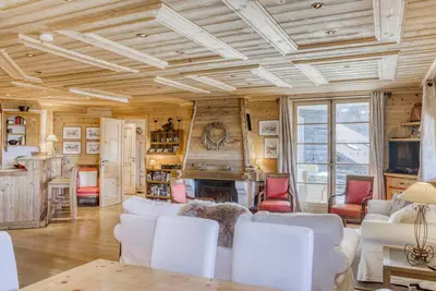 Image de Confortable appartement 3 chambres à Megève avec parking