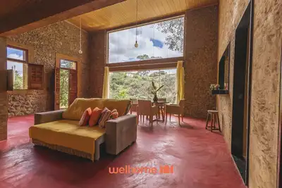 Image de Casa na pedra em Serra Negra vista para montanha