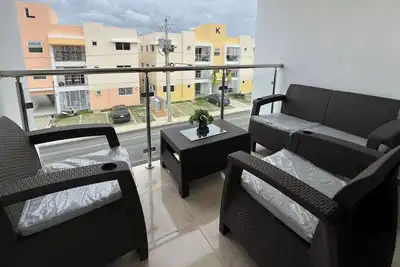 Image de Charming 3-bedroom apartment with Ac, WiFi and Parking in La Vega, Dominican Rep