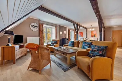 Image de Appartement de vacances 'Das Eulennest' avec terrasse commune et jardin