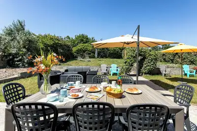 Image de Ker Dadig, La Maison de La Plage 3*\nA 200 m de la mer et de la baie du Kernic