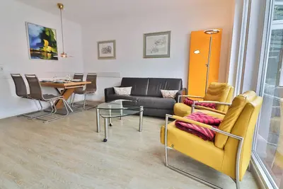 Image de Die Ferienwohnung \"insa 1\" auf Langeoog Bietet auf Über 85 m² Platz für bis zu s