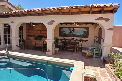 Image de Big One Of A Kind European Spanish Mexican Hacienda House W/ Pool Artsy Vintage