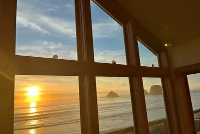 Beach, Please! \nModern Oceanfront Haven