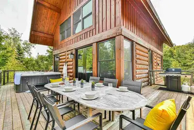 Image de Chalet Bois Rond Avec Spa - Foyer (Tremblant) / Accès Au Lac