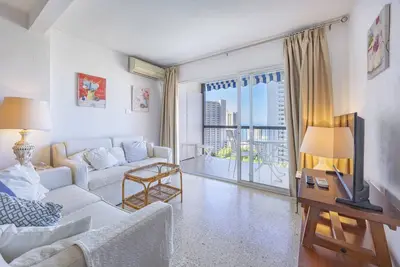 Image de Appartement 'Ciudad Antena I 14-c' avec vue sur la mer, piscine partagée et climatisation