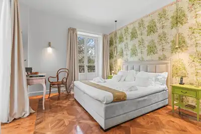 Chambre \"Deluxe Garden\" avec piscine partagée, terrasse partagée et Wi-Fi
