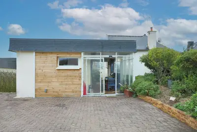 Studio 'Mimi's Penty' avec vue sur la mer, terrasse privée et Wi-Fi