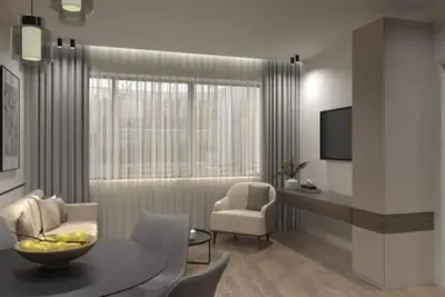 Image de Charming Studio Apartment with King Bed and City View