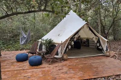 Image de Glamping Retreat in North Georgia Mountains, Fully furnished, With Ac