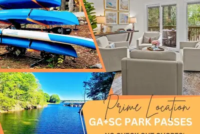Clemson|LakeAccess|ParkPass|PizzaOven|YouTubeTV|King|Kayaks|Ev