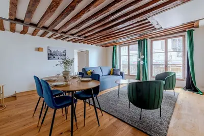 Image de Paris 1, 3 rooms, exceptional view on St Eustache church and Les Halles gardens