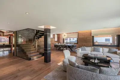 Image de Chalet d'Exception à Megève avec Piscine et Cinéma