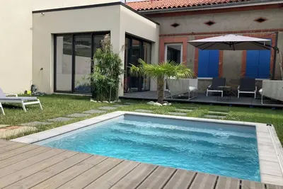 Image de Maison Toulousaine Centre Ville | Climatisation | Jardin | Piscine