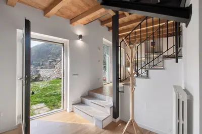 Image de Maison de vacances 'Casa Il Butto' avec vue sur la montagne, jardin partagé et balcon