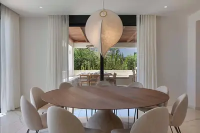 Wonderful  Crete Villa | Seafront Villa Seraphis | 6 Bedrooms | Private Heated Pool | Fitness Area & Cinema Room | Outdoor Dining Area & Bbq | Direct Access to Rocky Beach | Agios Nikolaos