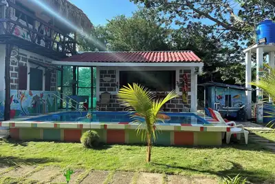 Image de Maison de plage avec piscine pour 6 personnes - Las Peñitas
