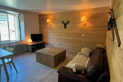 Image de Loft 5 personnes type chalet avec jardin