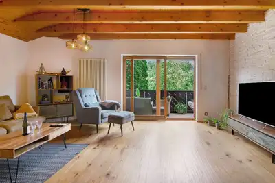 Image de Appartement 'Jogis Paradis' à Stockach, calme, balcon, sauna extérieur et Wi-Fi