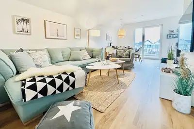 Image de Surfbude - Infrared Sauna, Fireplace, Washing Machine, Balcony, Parking, 3 TVs