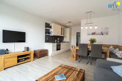 Image de North Sea vacation with lots of space, sauna and balcony!