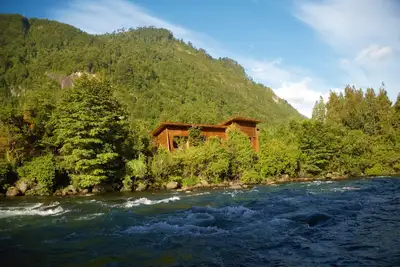 Image de Cabin in Coñaripe on the riverbank