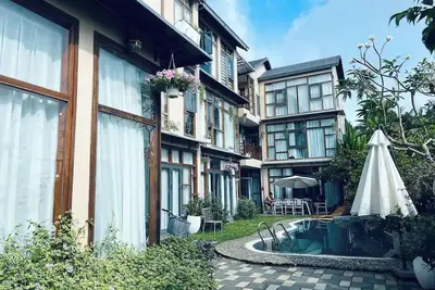 Image de Villa Nhóm/gia đình-12BRs view lúa, hồ bơi/Laluka\n\n