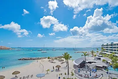 Amazing Ocean views for this Simpson Bay Beachfront Condo in Paradise!
