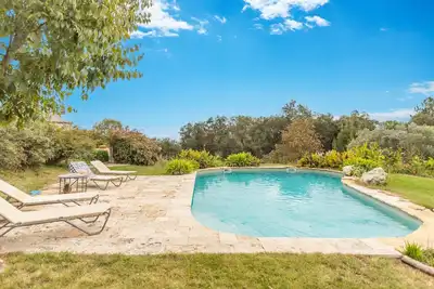 Image de Maison de campagne 'Vinyoles 2' avec vue sur la montagne, piscine partagée et Wi-Fi