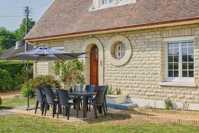 Image de Maison rétro avec jardin et 5 chambres à Merville-Franceville-Plage