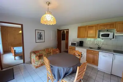 Image de Appartement lumineux proche télécabine Linga, balcon et garage