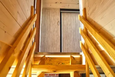 Image de A Wooden, Eco-friendly House by the Goszcza Lake. Living Room, 2 Bedrooms