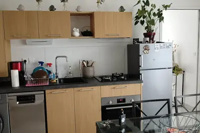 Image de Entre Terre et Mer, plein centre Plouharnel, tout à pieds. L’océan à 5minutes.