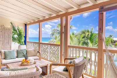 Sable Bleu élégant 2 chambres face à la mer