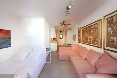 Studio with Small Balcony, Las Canteras Beach.