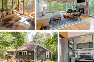 Image de Chic Cabin with 3 Kings, Privacy & Pool Access