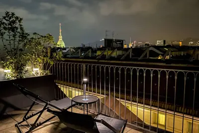 Central penthouse with a view of Turin