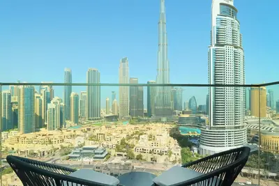 Image de Burj Khalifa View Luxe 2br, 5 Min walk to Dubai Mall